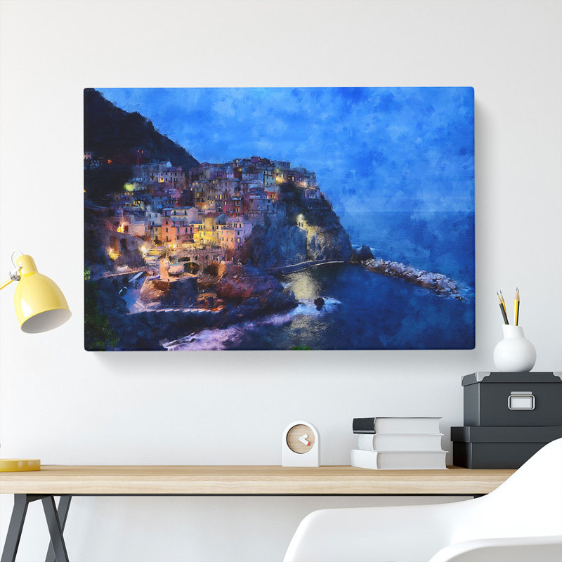 Cinque Terre in Italy Vol.2 - Wrapped Canvas, 40cm H x 60cm W x 3cm D
