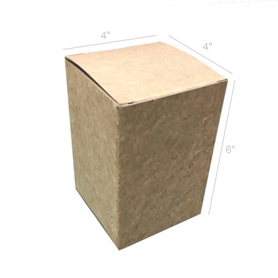 4x4x6 Shipping Box Made for Folding Carton Boxboard 20 Pack
