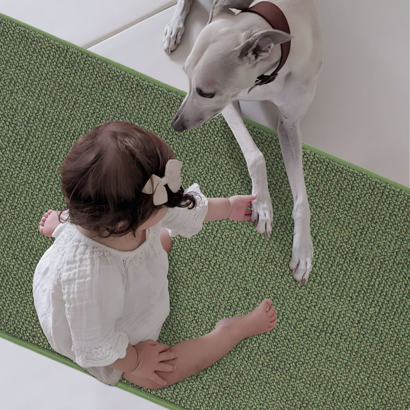 Solid Colour Area Rug, Runner 61cm x 152.4cm