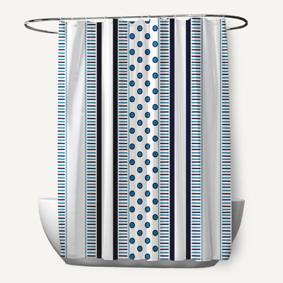 Rideau de douche simple peigne Ferrier