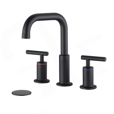 Robinet de lavabo de salle de bain espacé 8 "avec bonde escamotable