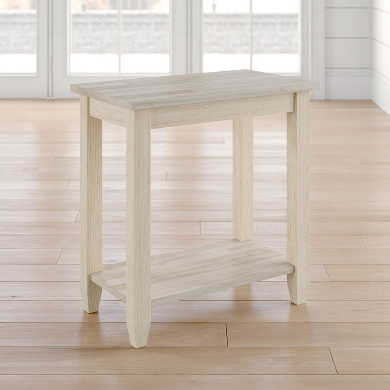 Nerseh Solid Wood End Table
