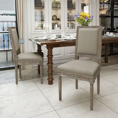 Chaise en tissu