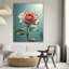 Art mural en verre rose rose-131230107