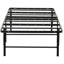 Base de lit simple en métal, base de matelas pour lit de désencombrement, espace supplémentaire-1197061457