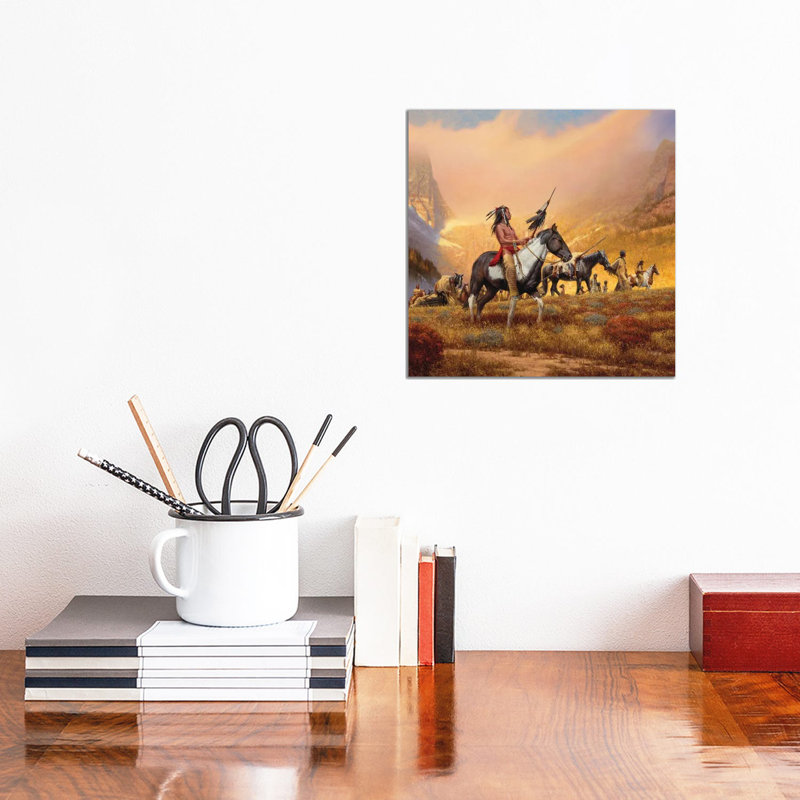 The Way Of Their Ancestors by Joe Velazquez - Wrapped Canvas Print, 30.48 cm H x 30.48 cm W