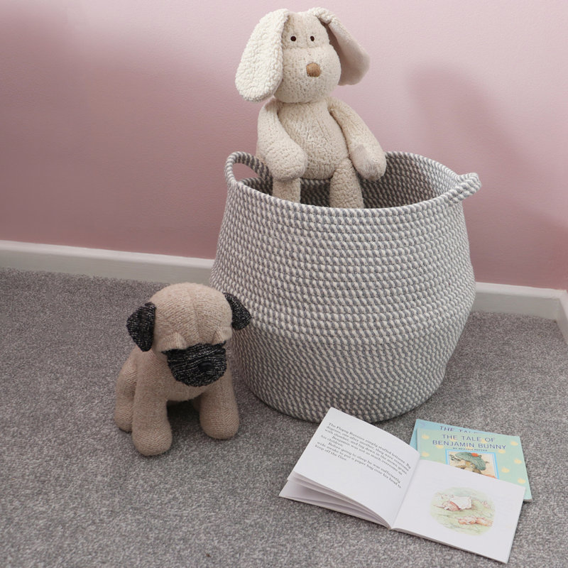 JVL Fabric Decorative Basket