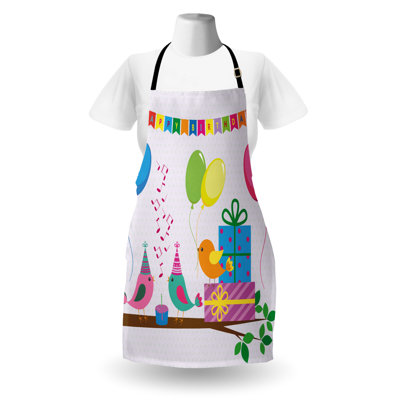 Birthday No Pattern Bib Apron
