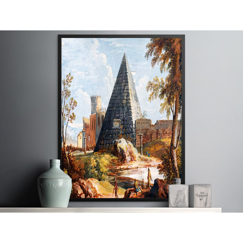 Mariami 1 Piece Floater Frame Wall Art, 12x18