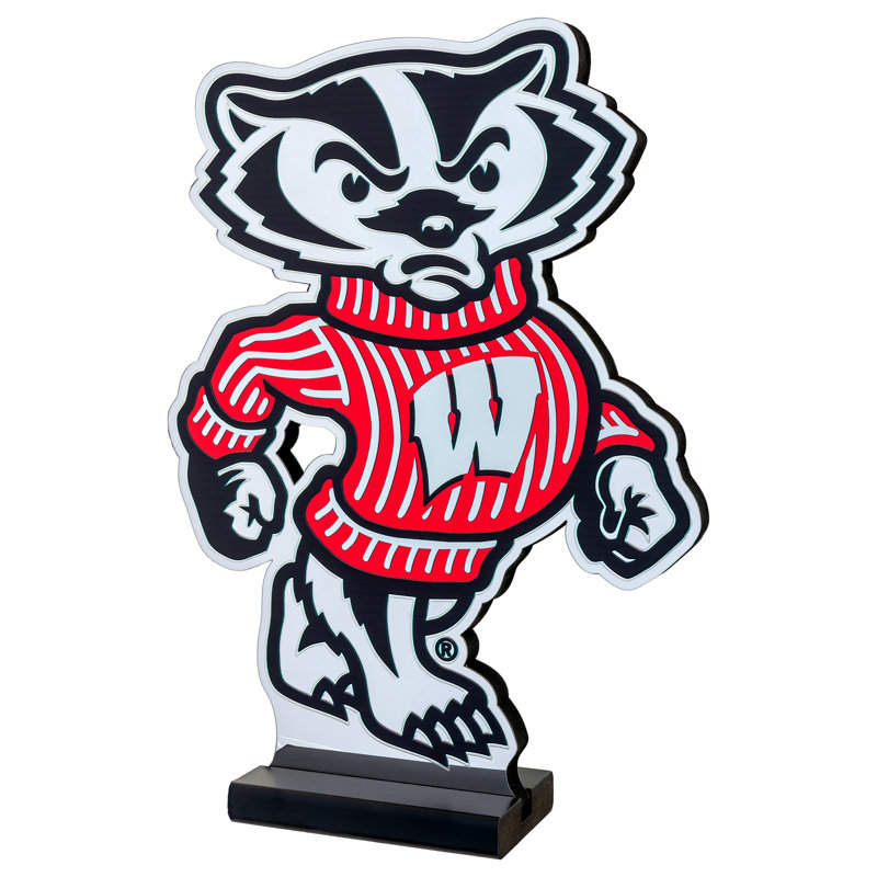Logo NCAA Kansas State Infinity, Wisconsin - Bucky