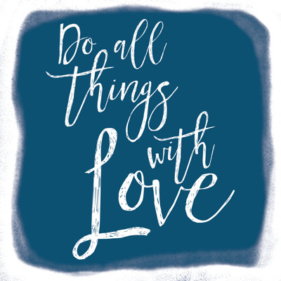Do Things Love - Wrapped Canvas Print