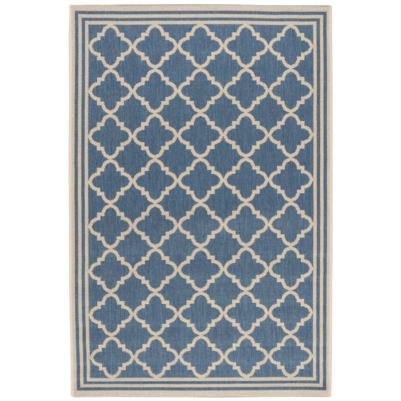 Adler Performance Geometric Indoor/Outdoor Area Rug, Rectangle 2'2" x 4'