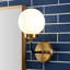 Éclairage pour meuble-lavabo transitionnel contemporain en fer / verre Claudio-44772488-44772490-119338791