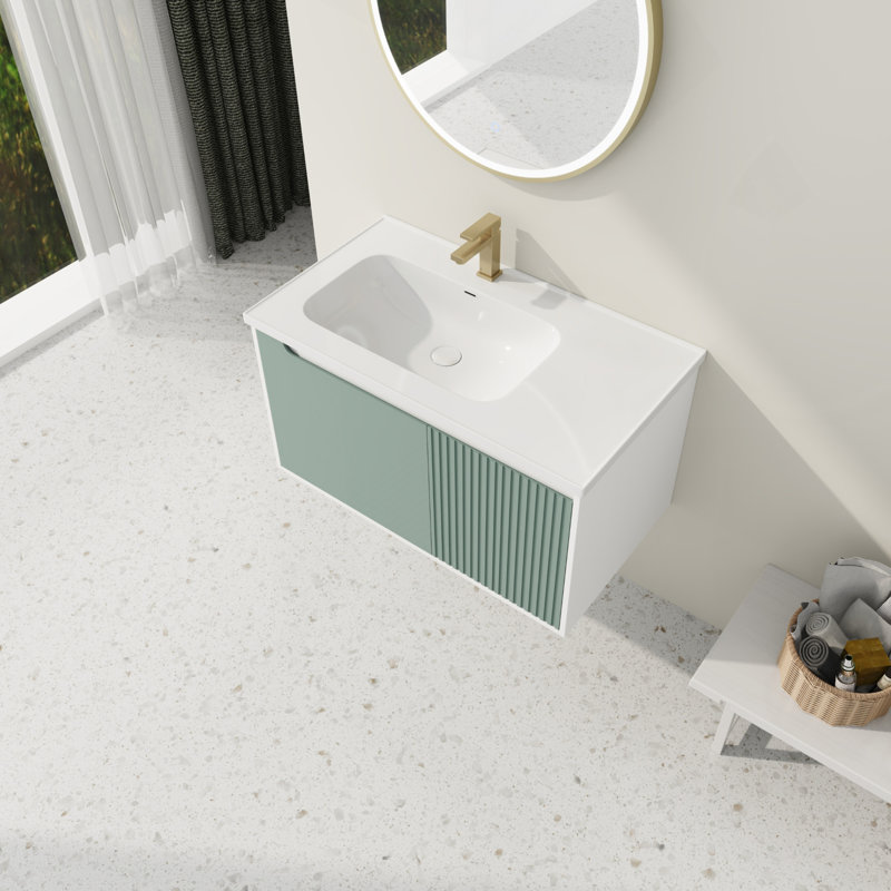 36" Bathroom Vanity Ceramic Top (Only Including SInk)