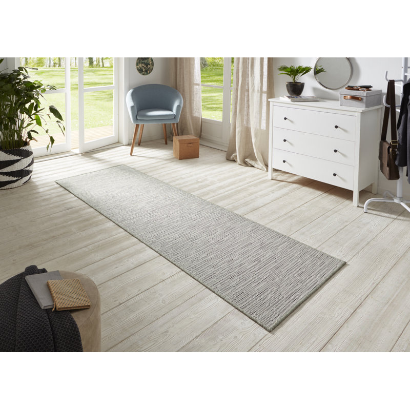 Flatweave Cream/Grey Rug, Runner 80 x 500 cm