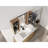 Bathroom Mirror Cabinet with Storage Combination