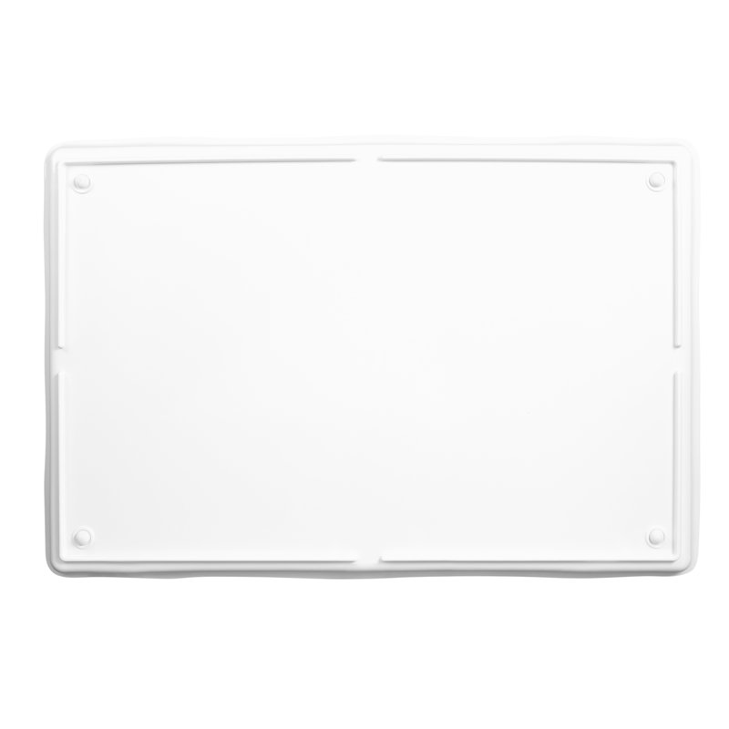 Plateau en mélamine biologique, Noir, H 1,5 po x l 26 po x P 18 po