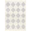 Tapis treillis Marissa pour le salon, la chambre et la cuisine, blanc cassé / gris-753644931