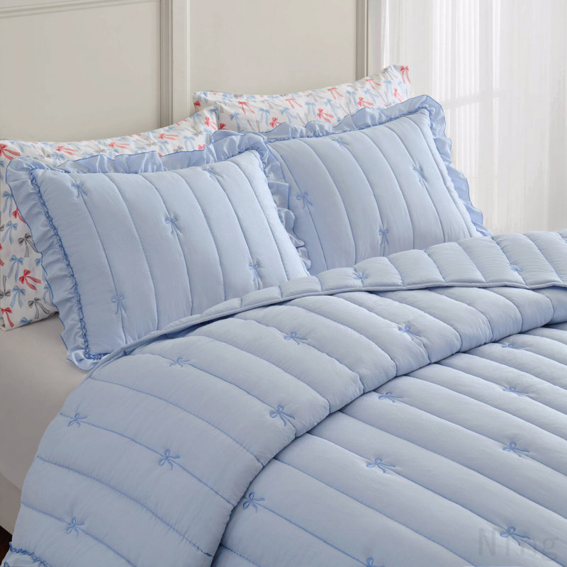 3- Piece Full/Queen Quilt Mini Set, Full/Double Comforter + 3 Additional Pieces