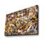 Jackson Pollock, impression sur toile tendue