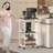 Rolling Kitchen Cart With 3-Tier Storage And Metal Handle For Small Spaces (Enhanced Organization & Style)-113573029