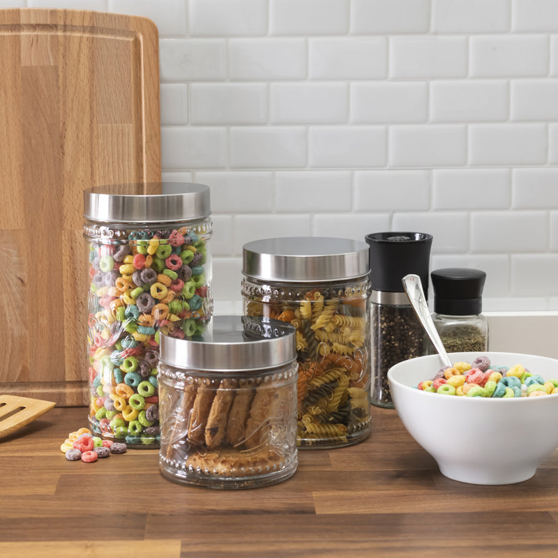 Glass Canister - Set of 3