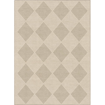 Kehr Basalt Beige Moroccan Diamond Flatwoven Rug – Easy Clean & Durable