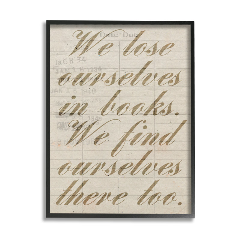 «Lose and Find Ours tablettes» par Sally Swatland - impression, Giclée encadrée noir minuit, H 14 po x l 11 po x P 1,5 po