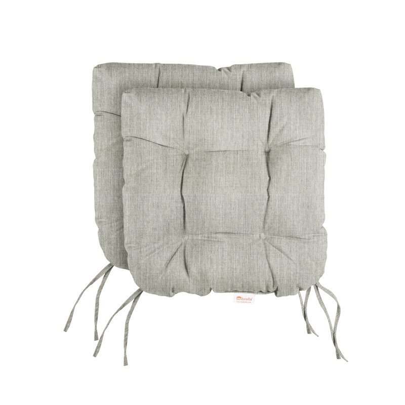 Coussin de siège 2 pièces Sumbrella, L 19 po x P 19 po, Toile granit Sunbrella®