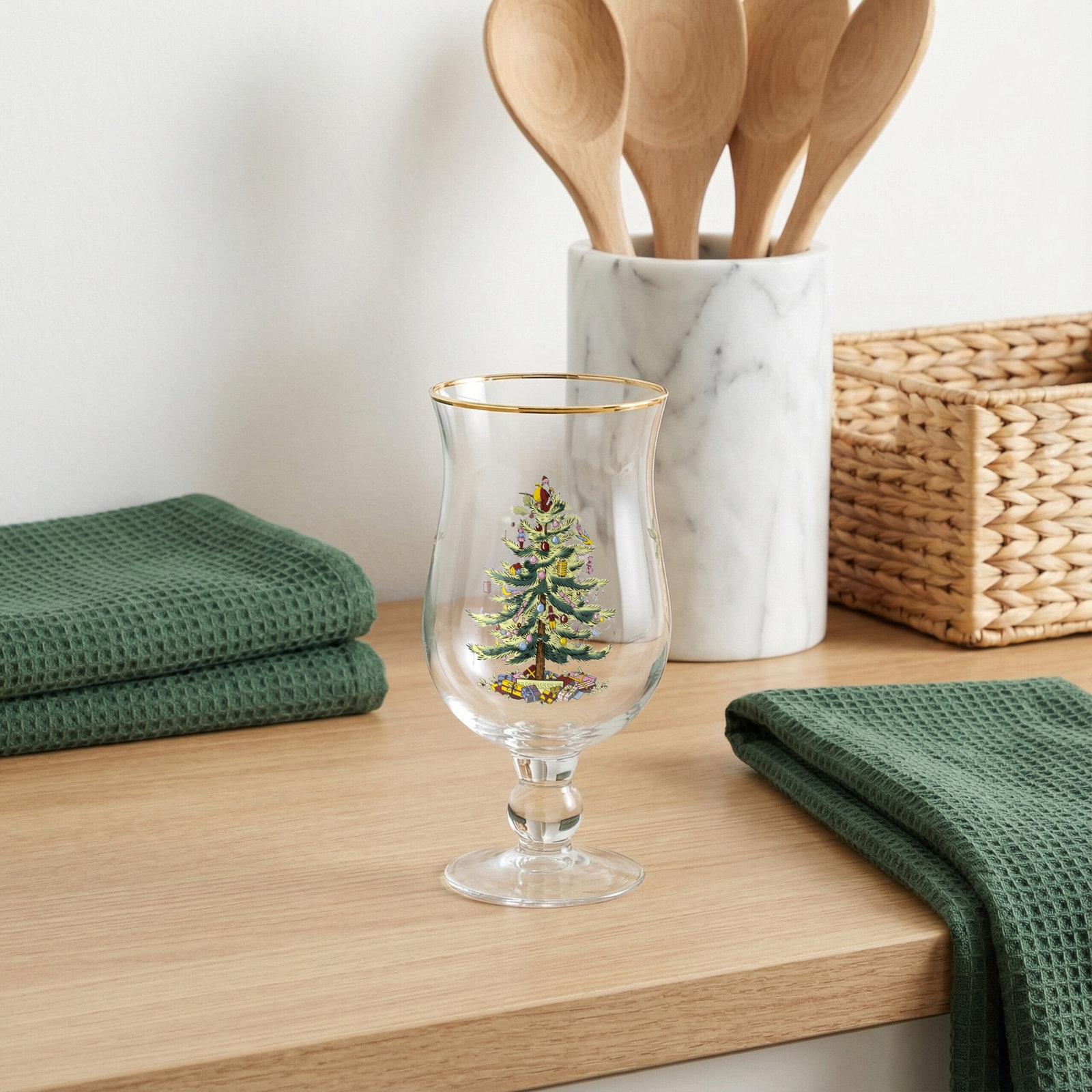 Christmas Tree Goblet