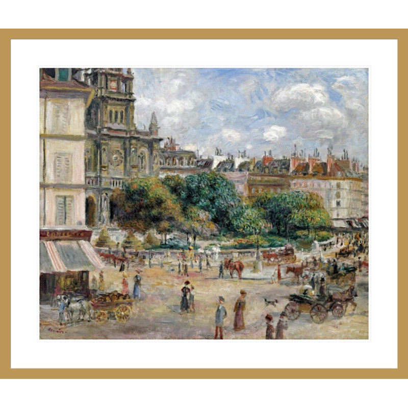 Pierre-Auguste Renoir - Estampe numérique encadrée, H 33,5 po x l 39,02 po