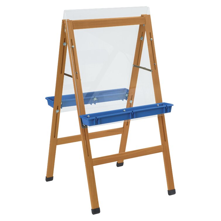 Childcraft Folding Adjustable Wood Board Easel