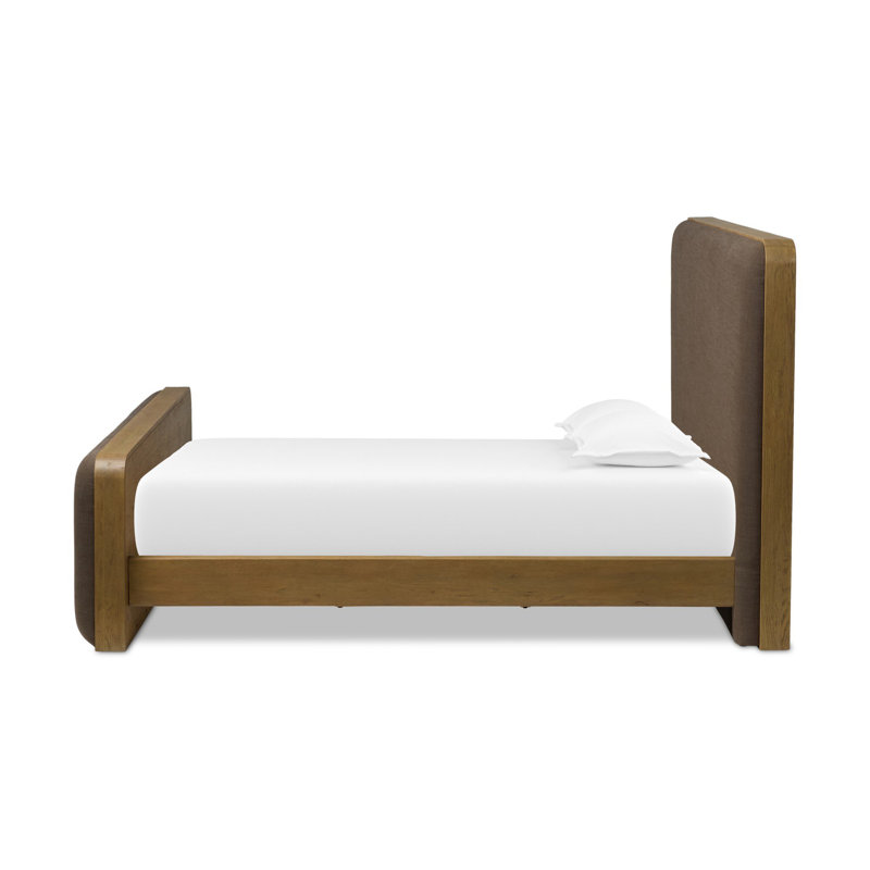 Pierce Upholstered Bed, Savoy Coffee/Dark Brown, King