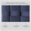Ensemble de serviettes de bain 100% coton Elegant Essentials 550GSM Zero Twist (ensemble de 2) - 27 po x 54 po-564454595