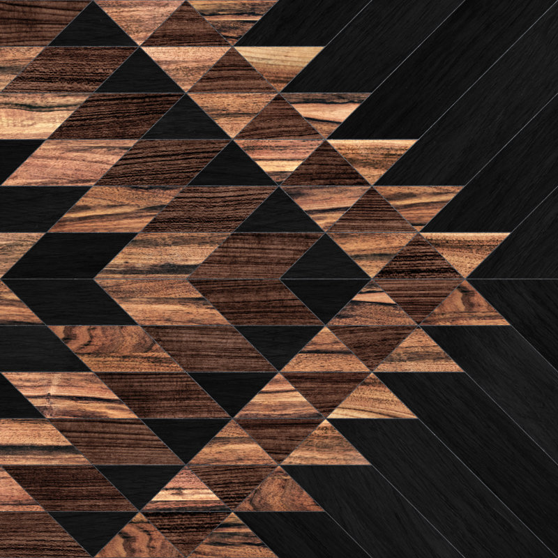 «Urban Tribal Pattern No11» par Zoltan Ratko, reproduction sur toile tendue, H 20 po x l 20 po x P 1,25 po, Oui