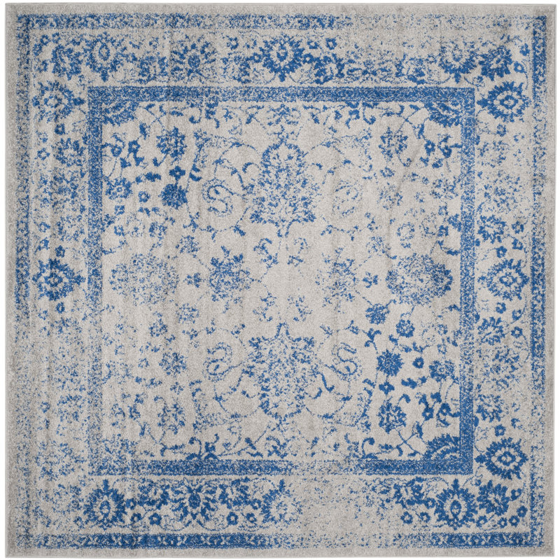 Tapis oriental performance Olius, Carré 10 pi