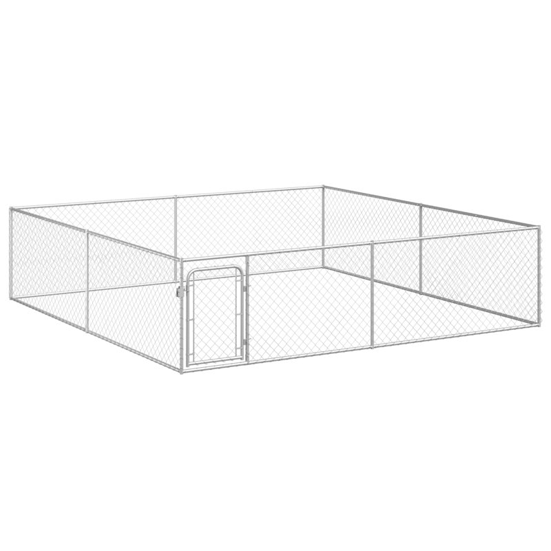 Cage pour chien Gerniot, 157,5 po x 157,5 po x 39,4 po
