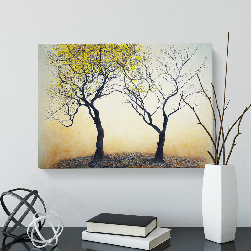 Unforgettable Trees - Wrapped Canvas Painting, 35cm H x 50cm W x 3cm D