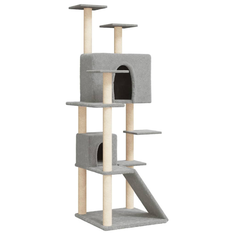153cm H Cat Tree, Light Grey