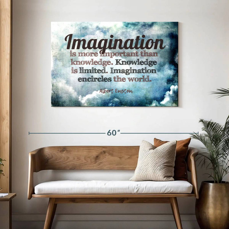 Tergel Albert Einstein's Quote, 30" H x 45" W