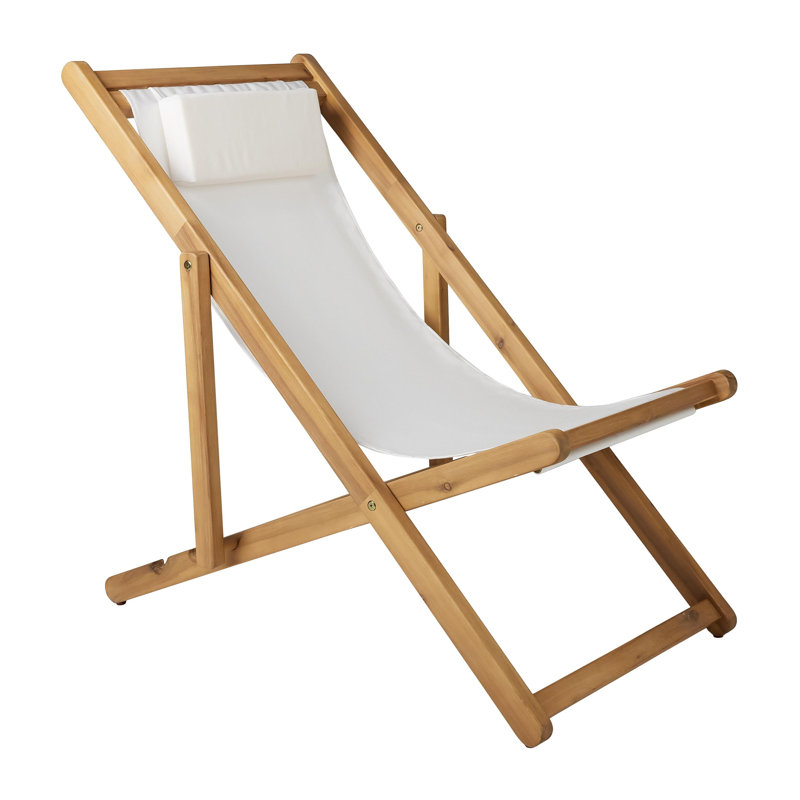 Chaise d'extérieur Sunbrella, Sunbrella - Toile naturelle