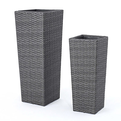 Rattan FLOWER POT