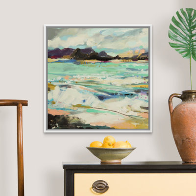 " Surfscape VI " by Karen Fields Painting Print