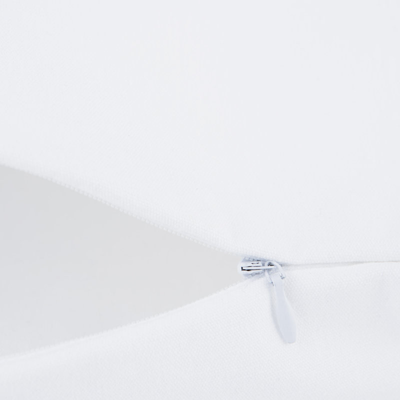 Ensemble de 2 coussins décoratifs, Blanc / Blanc