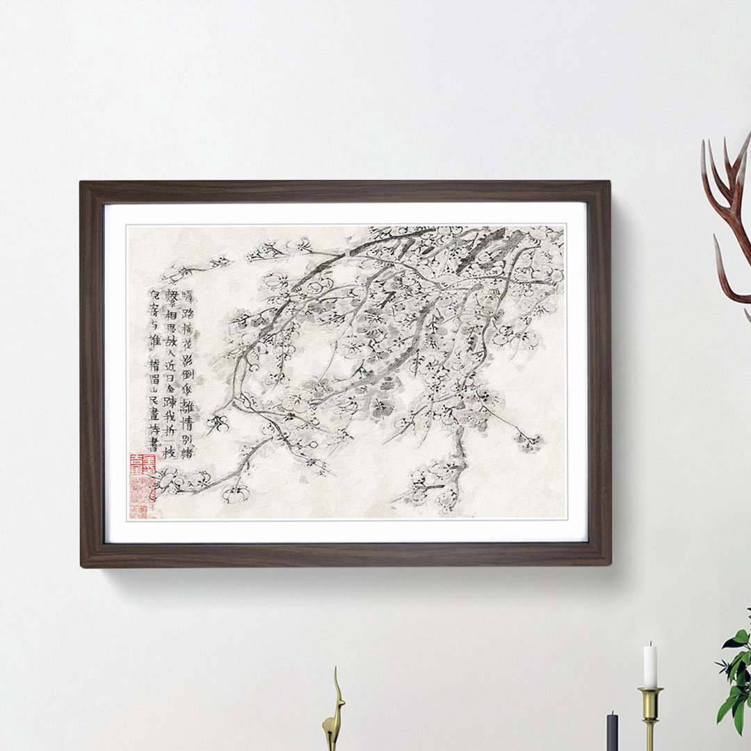 Plum Blossoms Vol.7 by Jin Nong - Picture Frame Painting Print