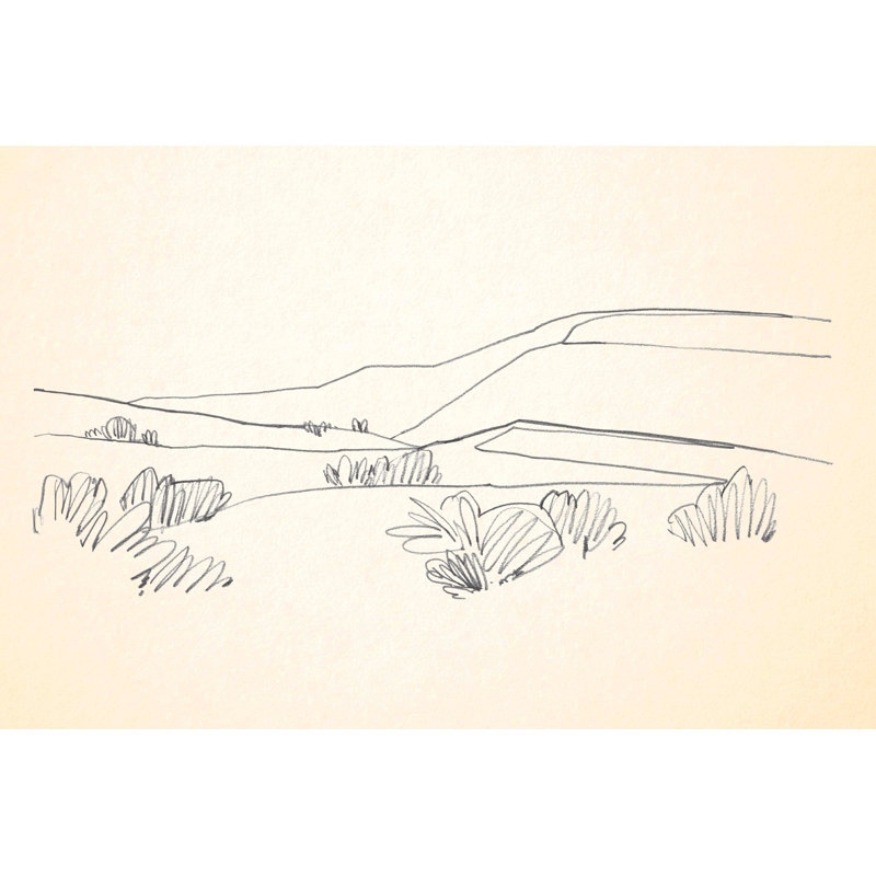 Desert's Edge II by Emma Caroline - Wrapped Canvas Print, 30cm H x 46cm W