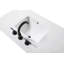 Meuble-lavabo simple 42 po blanc-694370433