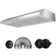 Velivi 36" 600 Cubic Feet Per Minute Convertible Under Cabinet Range Hood with Mesh Filter and Light Included