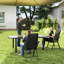 Outsunny Set of 2 Folding Garden Chairs, Aluminium Frame-601668098