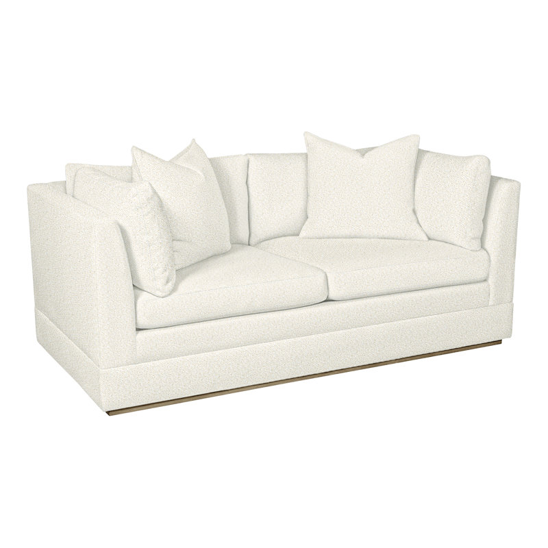 Thom Filicia Home 70.5'' Square Arm Loveseat, Kenworth Pearl, Hampton